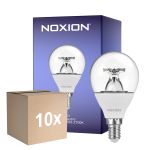 Flerpack 10x Noxion LED E14 Boll 5W 470lm - 922 - 927 Dim to Warm| Bästa Färgåtergivning - Dimbar - Ersättare 40W