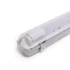 Noxion LED Allmänbruksarmatur Vattentät Armatur Poseidon V2.0 incl. 1x Noxion LED Rör T8 Standard Output 17.5W 1800lm - 840 Kallvit | 120cm